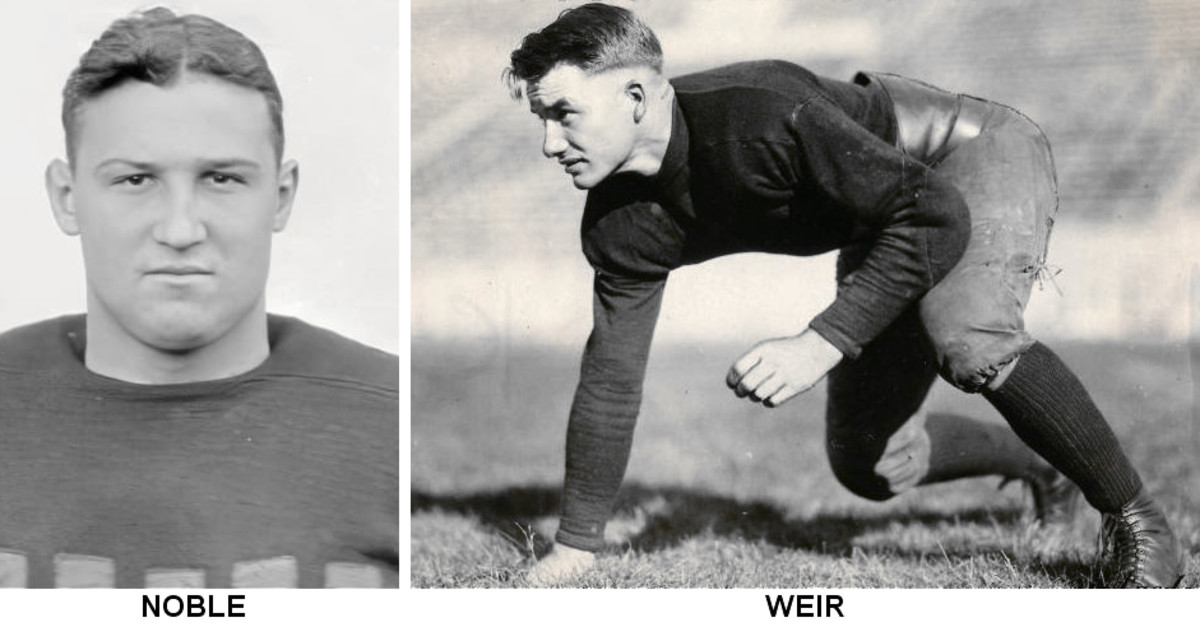 Dave Noble and Ed Weir football Nebraska