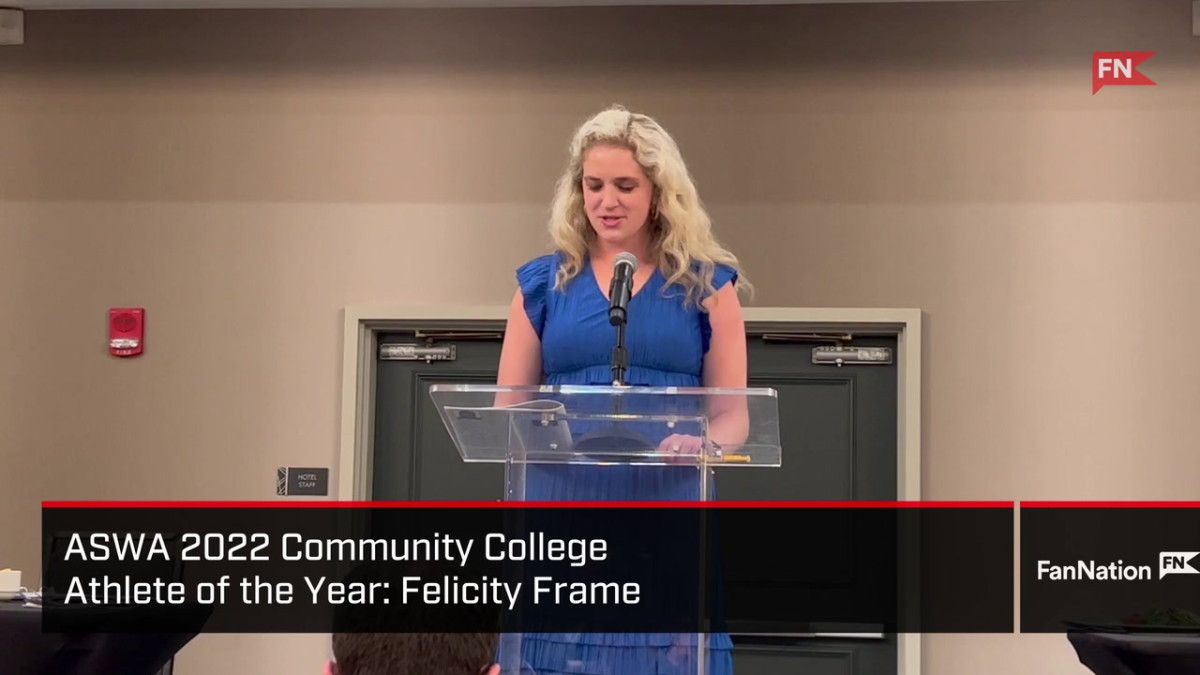 ASWA 2022 Community College Athlete of the Year Felicity Frame