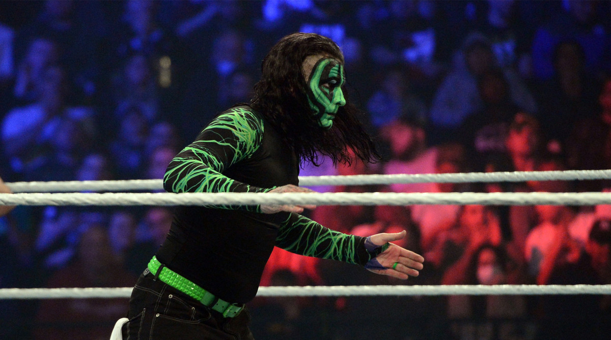 Nov 21, 2021; Brooklyn, NY, USA; Jeff Hardy during the men s five on five elimination match during WWE Survivor Series at Barclays Center.