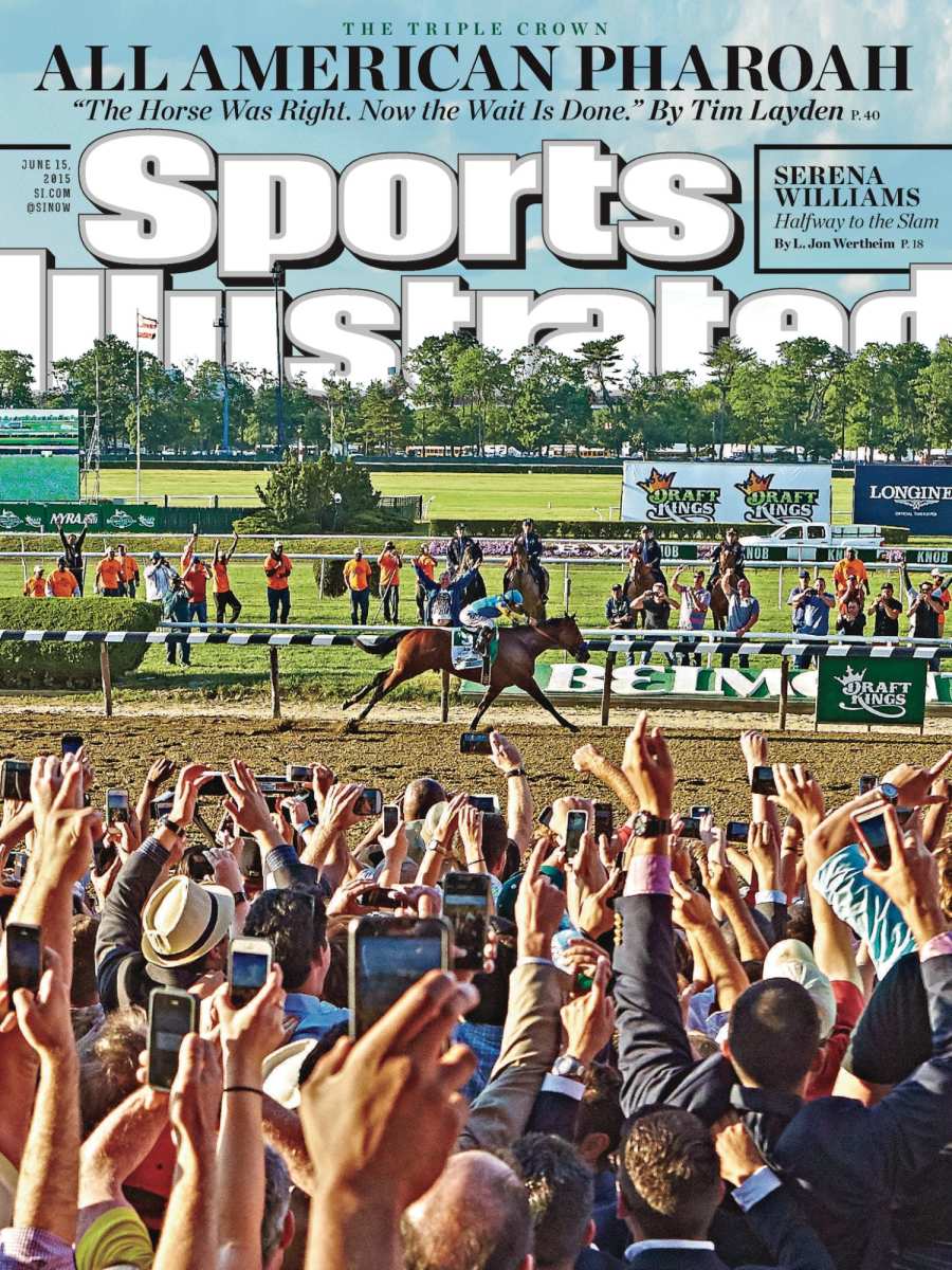 Sports Illustrated cover featuring American Pharoah’s Triple Crown win