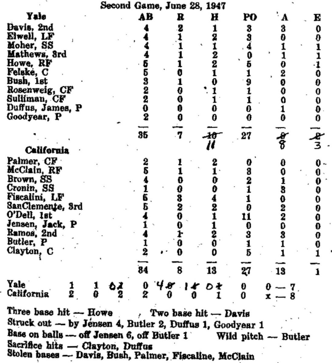 1947 CWS Game 2