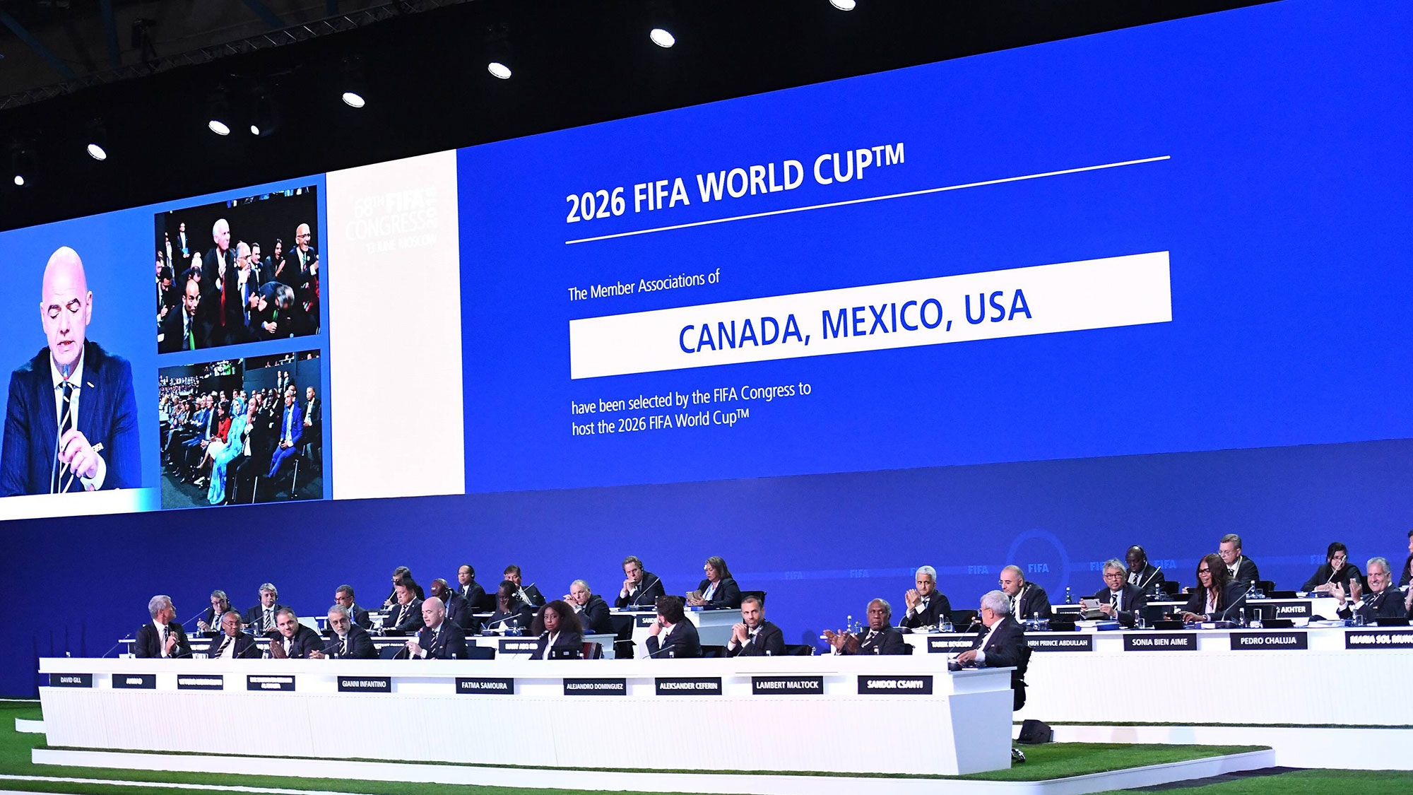 Ciudades de la Copa del Mundo 2026: la FIFA elige a los anfitriones de EE. UU., México y Canadá