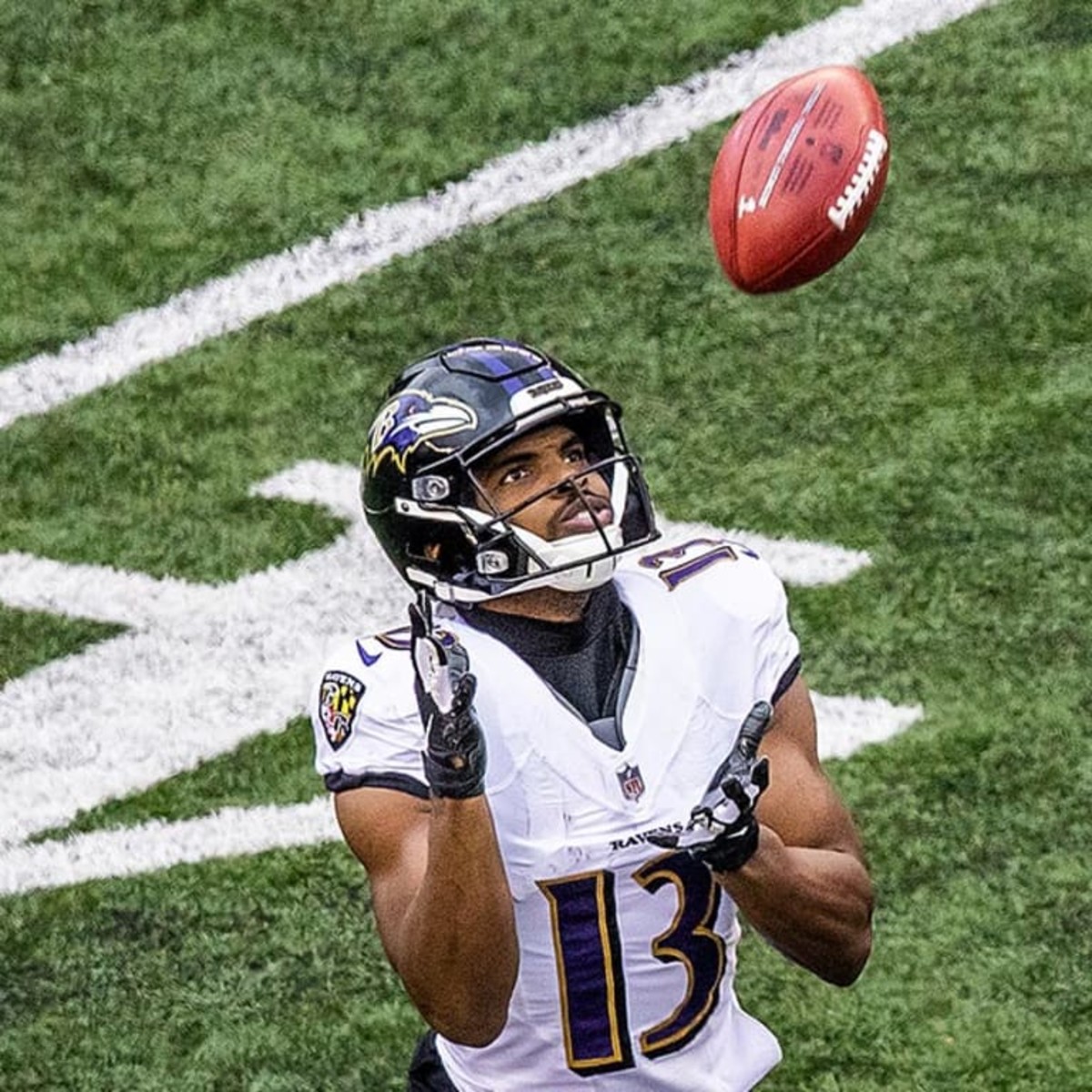 Ravens wide receiver Devin Duvernay wants to stretch the field. 