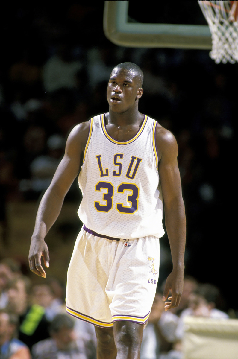 Shaquille O'Neal suited up for the Tigers during his incredible run with LSU. 