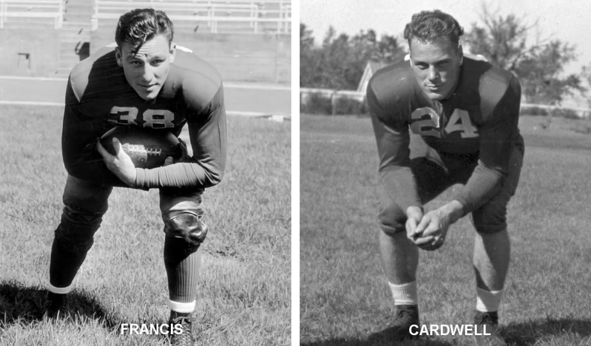 Sam Francis and Lloyd Cardwell football Nebraska