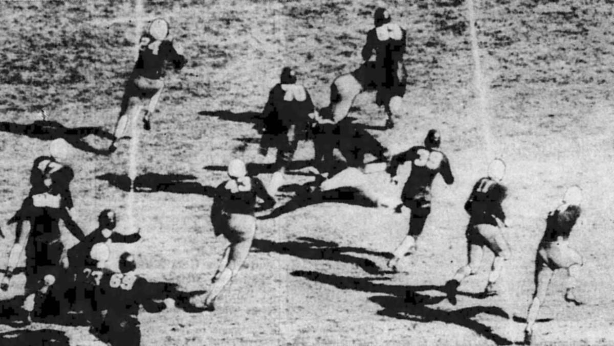 1937 Jack Dodd TD Nebraska vs Indiana