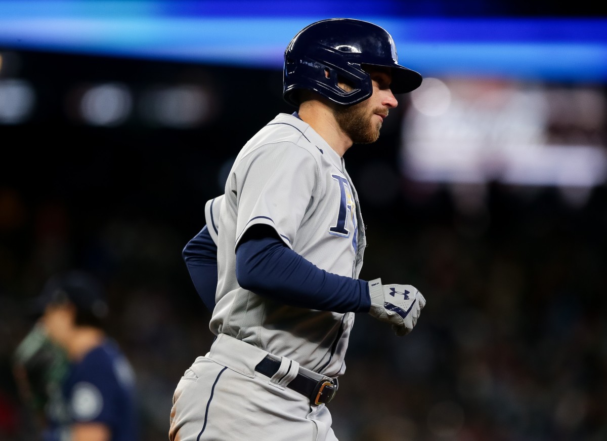 Tampa Bay second baseman Brandon Lowe had his biggest game ever against the Yankees, hitting three home runs and driving in seven runs. (USA TODAY Sports)
