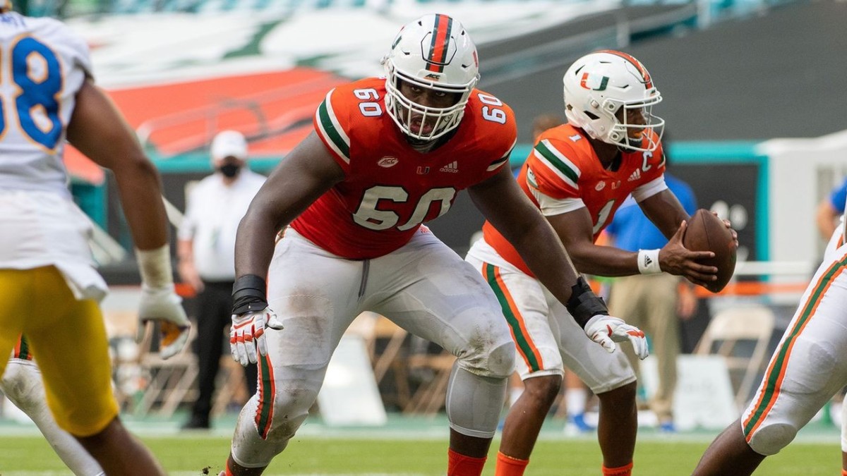 OT Zion Nelson Out For Miami vs. North Carolina