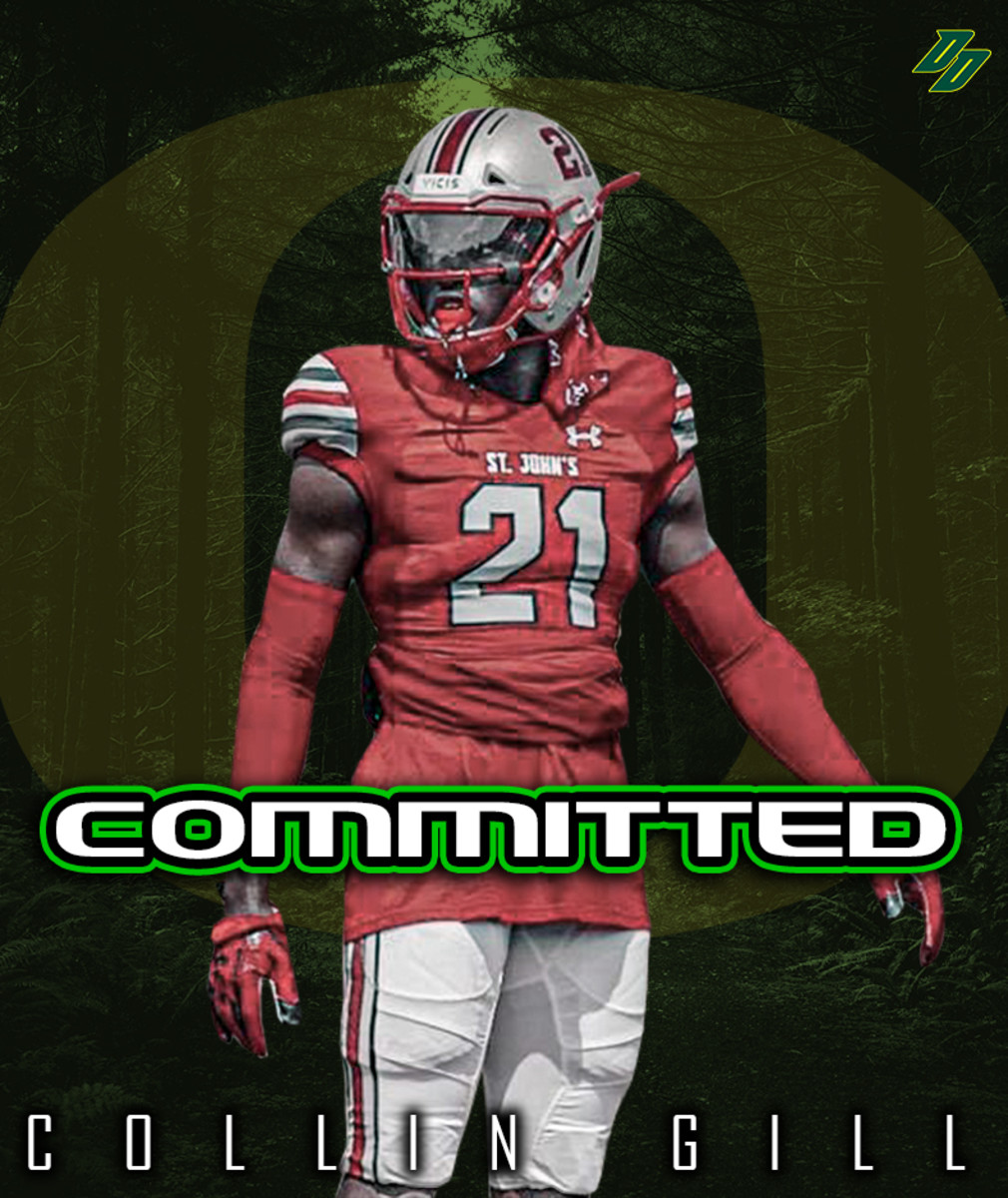 Collin Gill is the second defensive back to commit to Oregon this week along with Texas safety Tyler Turner.
