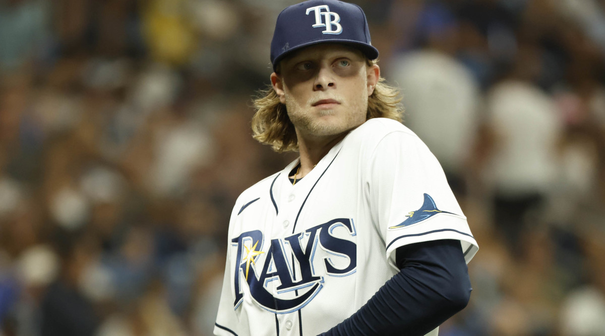 Shane Baz, who just turned 23 last week, was once a part of the Pirates' organization. The Rays got him in a 2018, and now he's one of their top prospects. (Kim Klement/USA TODAY Sports)