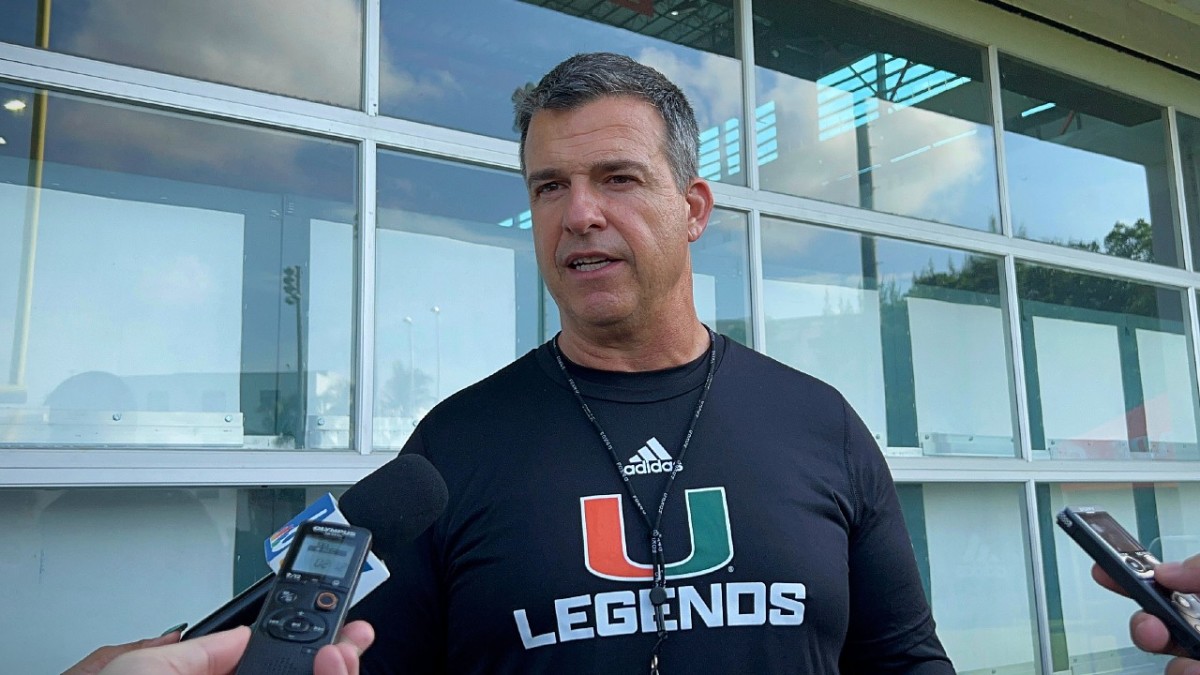 Mario Cristobal addressed the media about former Miami players, as well as what's going on with recruiting.