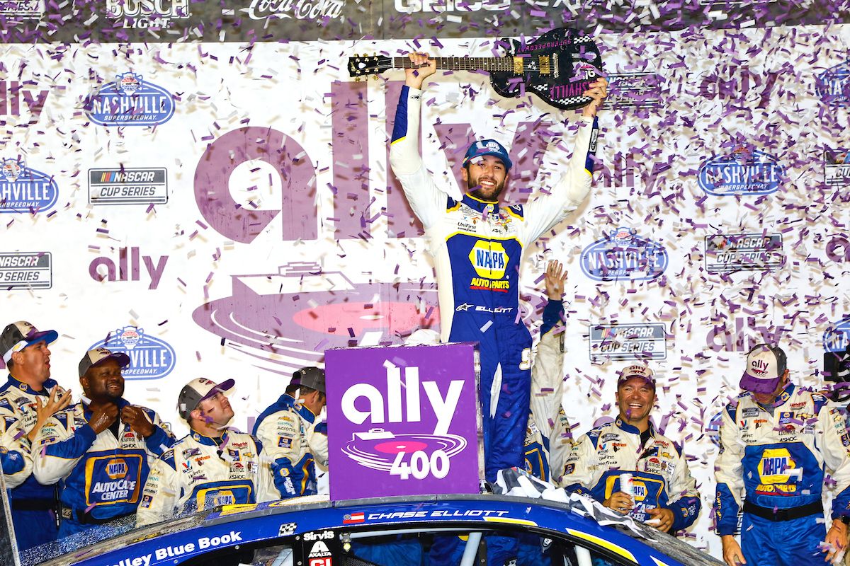 Sweet sound: Chase Elliott strums a great tune en route to second Cup win of year at Nashville - Vimarsana News