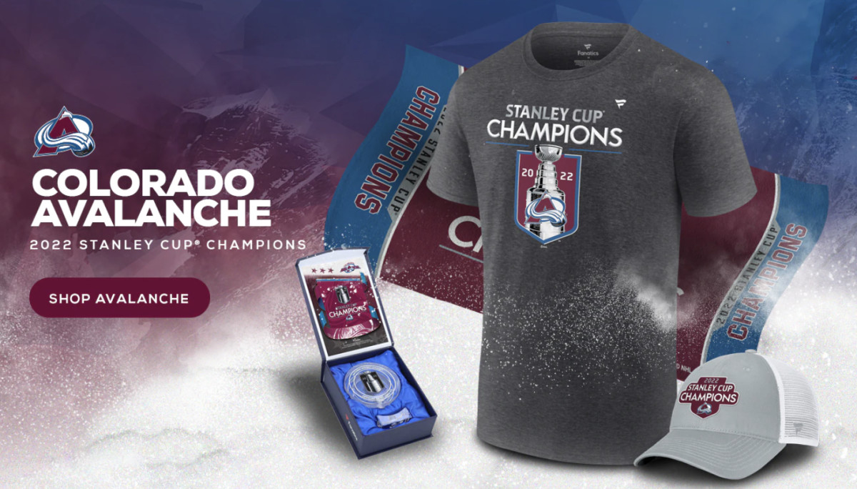 Colorado Avalanche Stanley Cup jersey