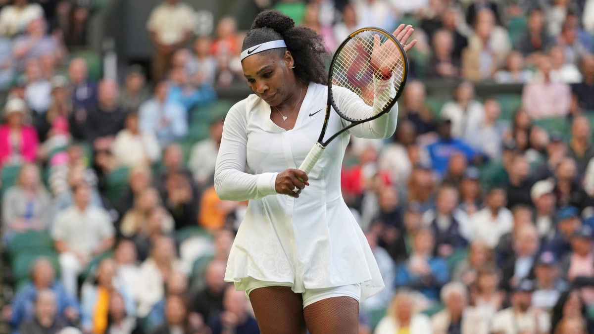 Serena Williams returned to play at Wimbledon after almost a year away from competitive tennis. 