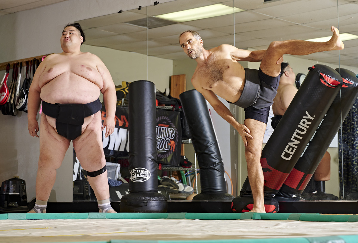 Ryuichi Yamamoto at the gym