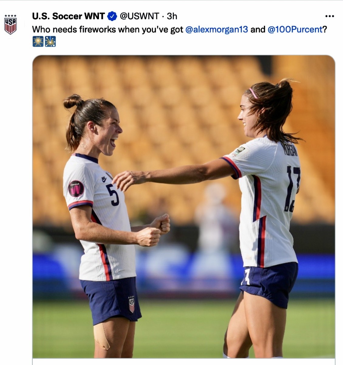 Alex Morgan vs. Haiti