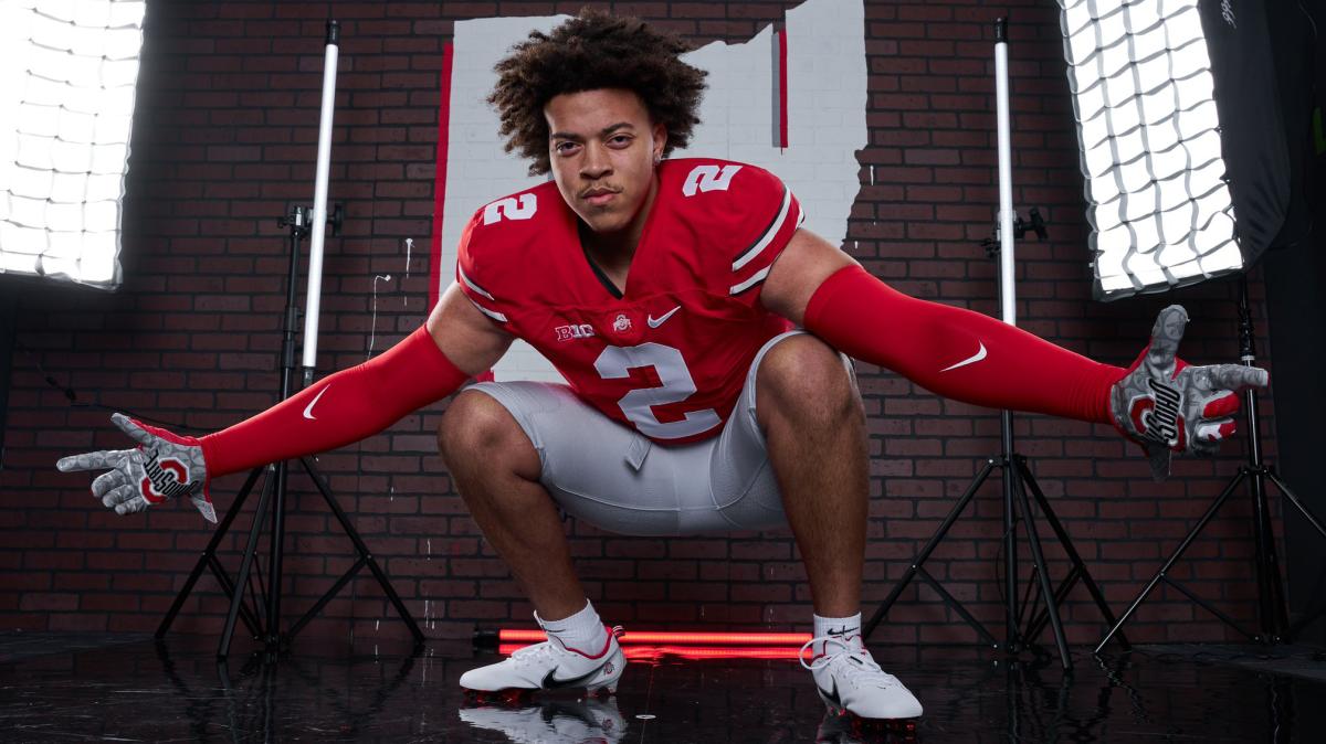 Jason Moore during a recruiting trip to Ohio State University.