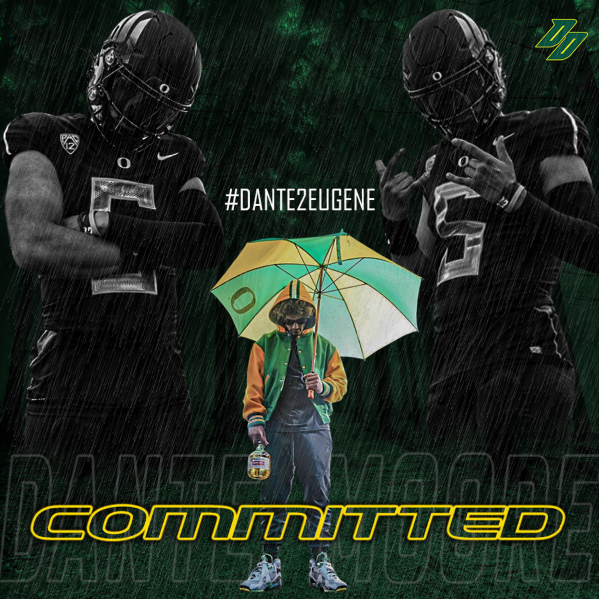 Dante Moore is the highest-rated quarterback commit in Oregon football history.