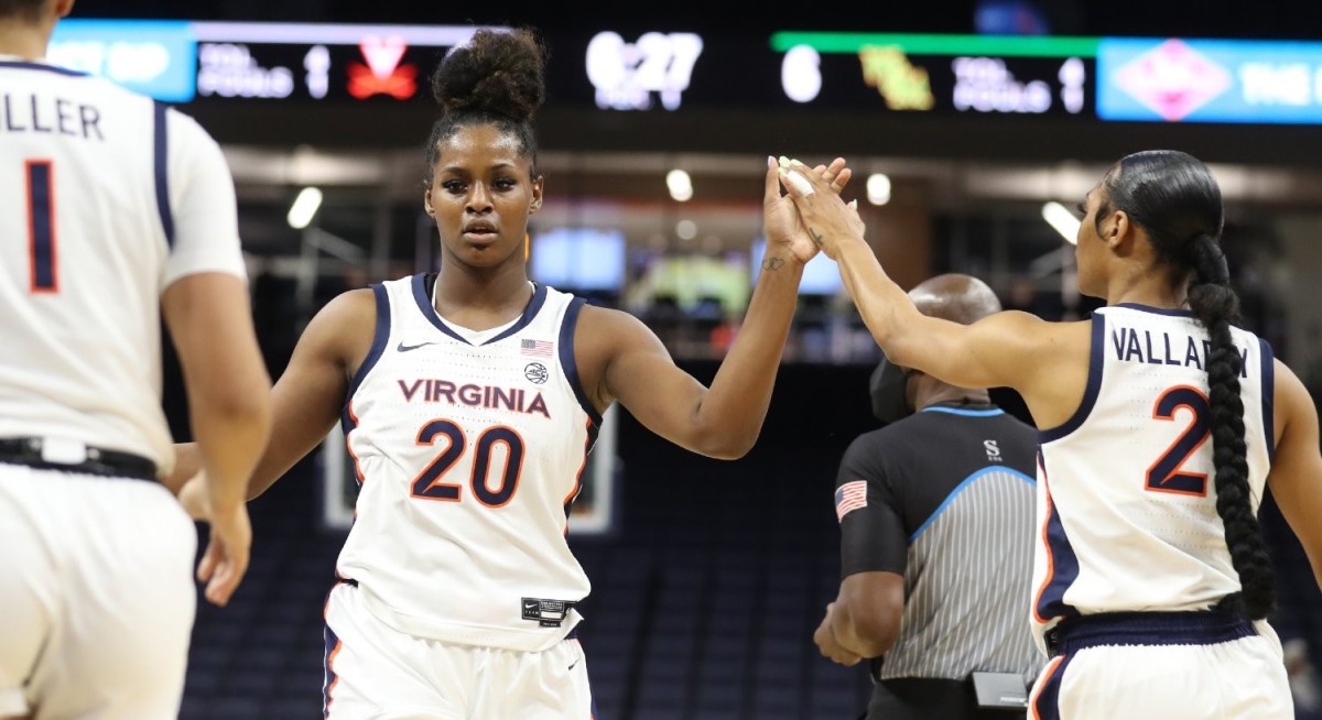 Camryn Taylor and Taylor Valladay, Virginia Cavaliers women's basketball