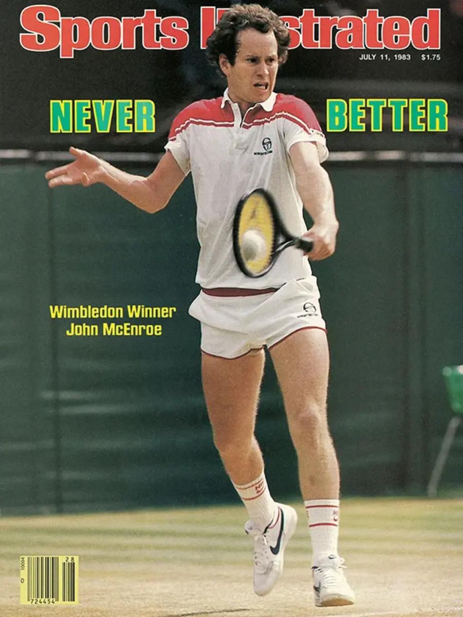 John McEnroe on the cover of Sports Illustrated in 1983