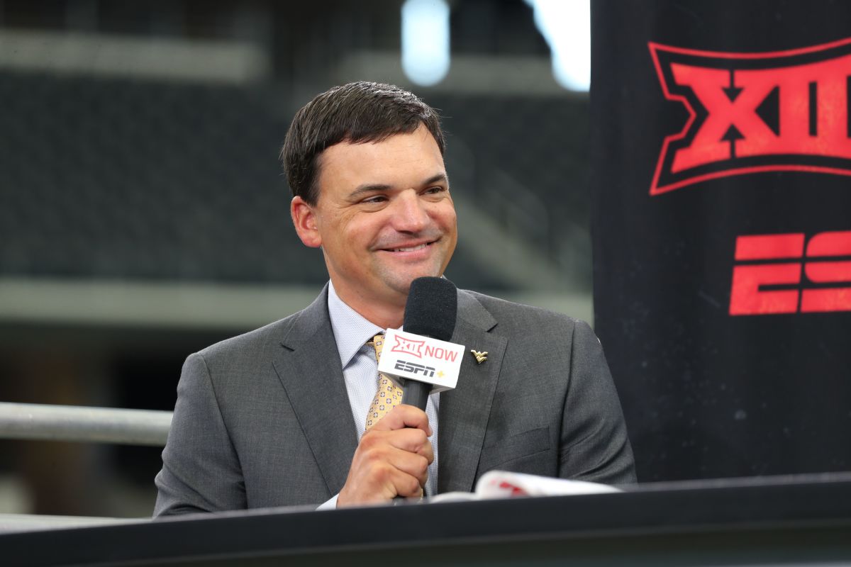 West Virginia head coach Neal Brown at the 2022 Big 12 Media Days.