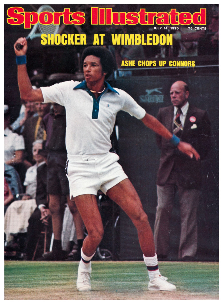 Arthur Ashe on the cover of Sports Illustrated in 1975