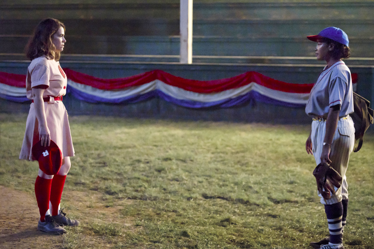 Still from the new “A League of Their Own” series on Prime Video