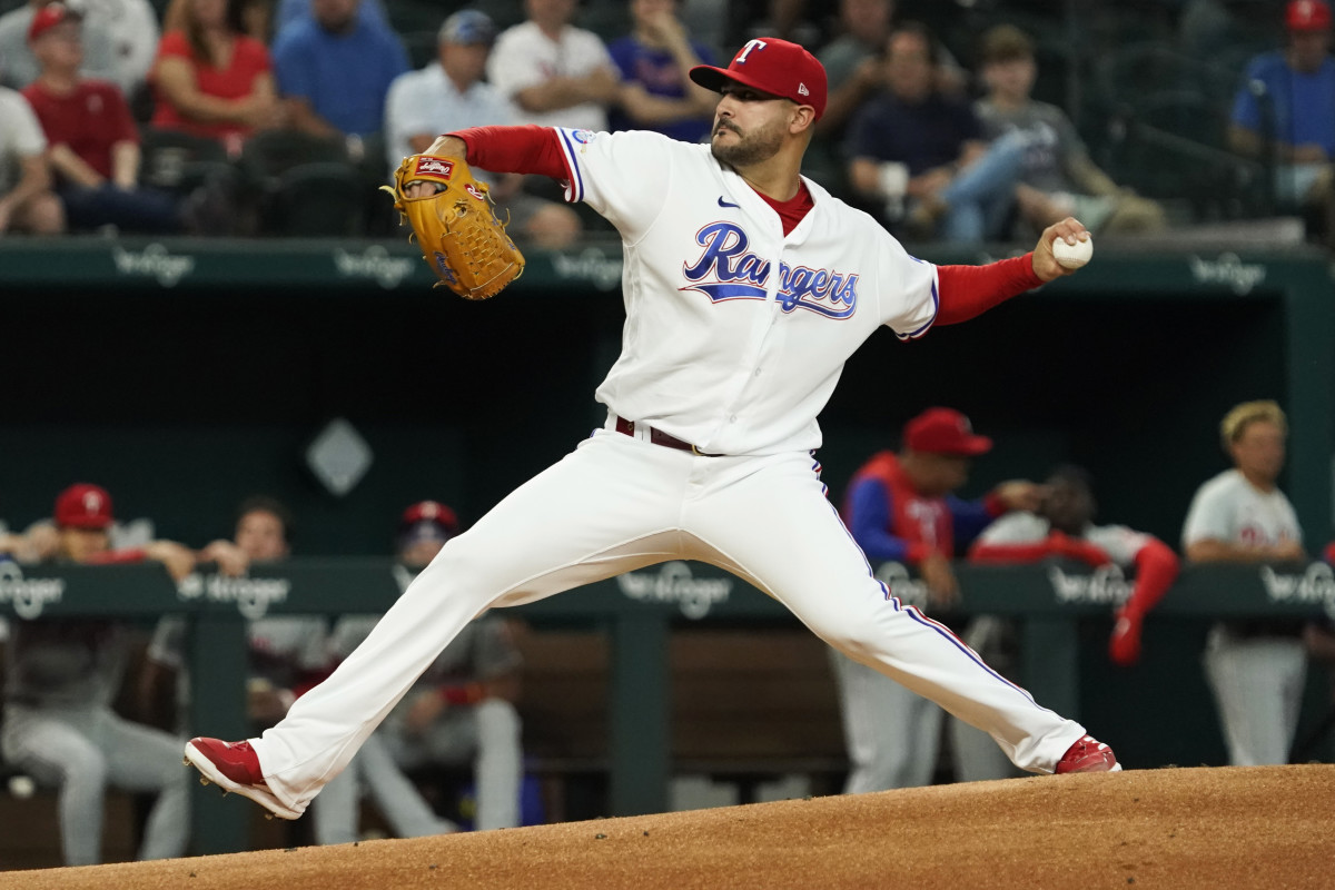 Texas Rangers starter Martín Pérez has twirled two gems against the Phillies in 2022.