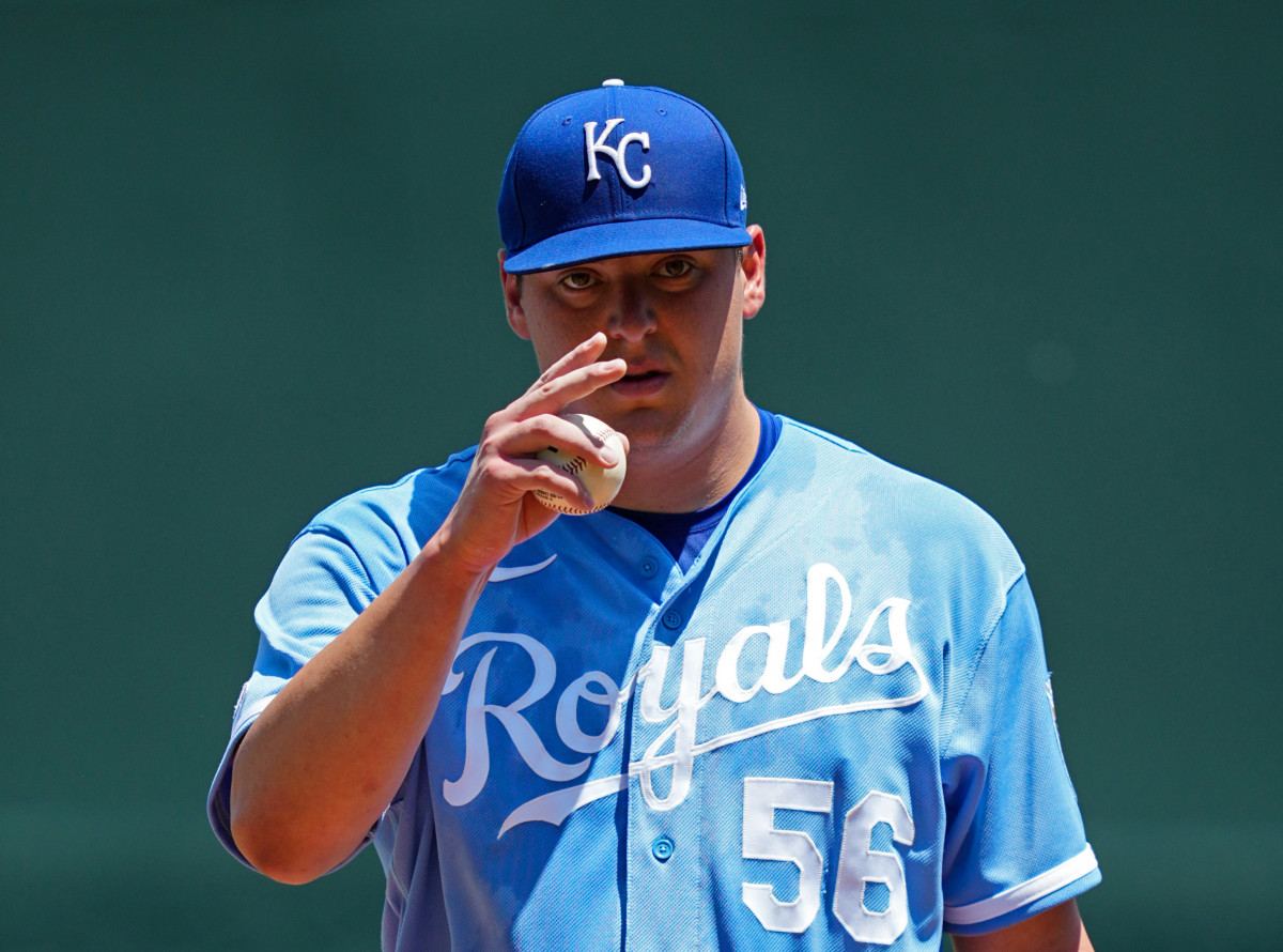 Brad Keller is pitching well for the Kansas City Royals this season.