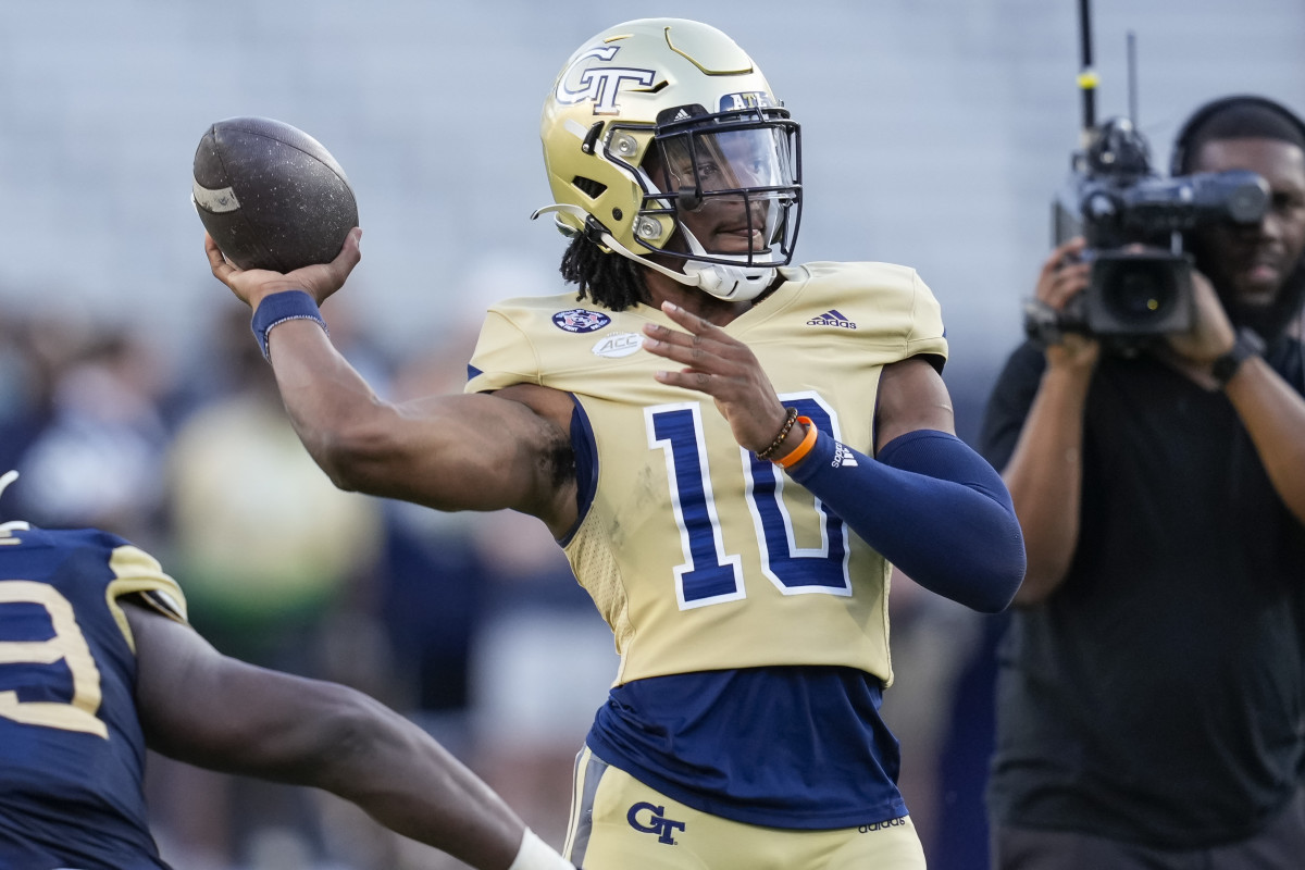 Georgia Tech quarterback Jeff Sims