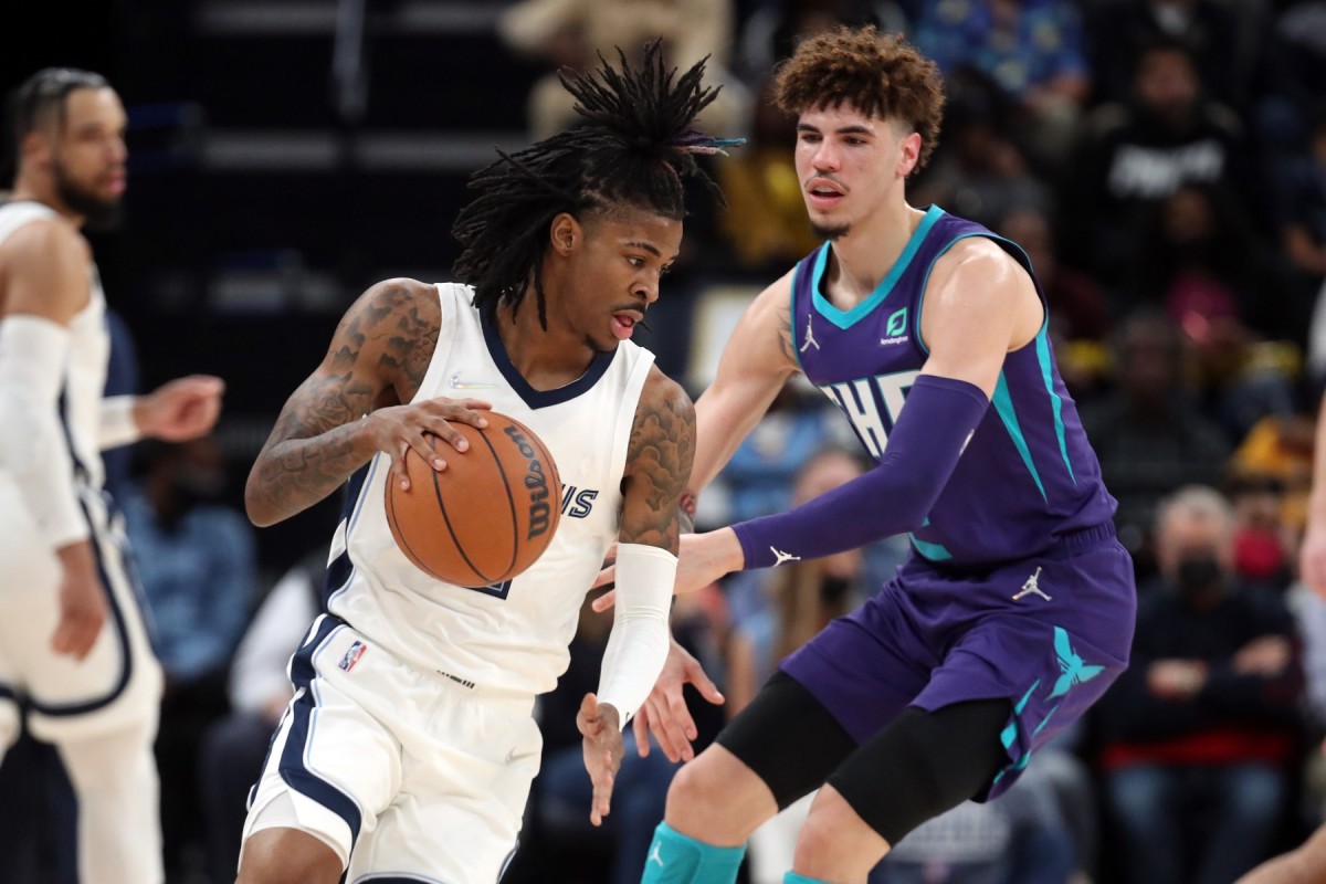 VIRAL Ja Morant Quote Tweets LaMelo Ball Fastbreak on FanNation