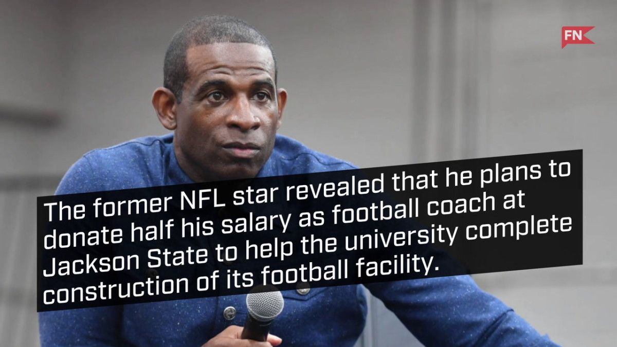 Deion Sanders is giving back to Jackson State