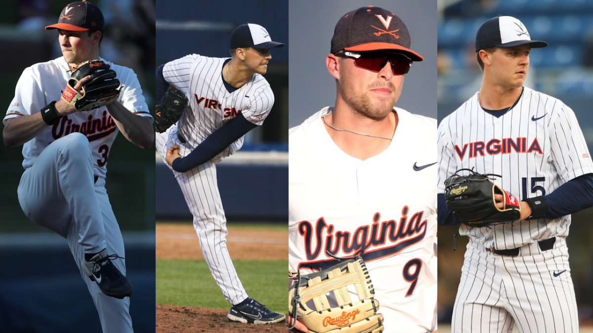 Nate Savino, Brandon Neeck, Chris Newell, Matt Wyatt - Virginia Cavaliers baseball players selected in the 2022 MLB Draft