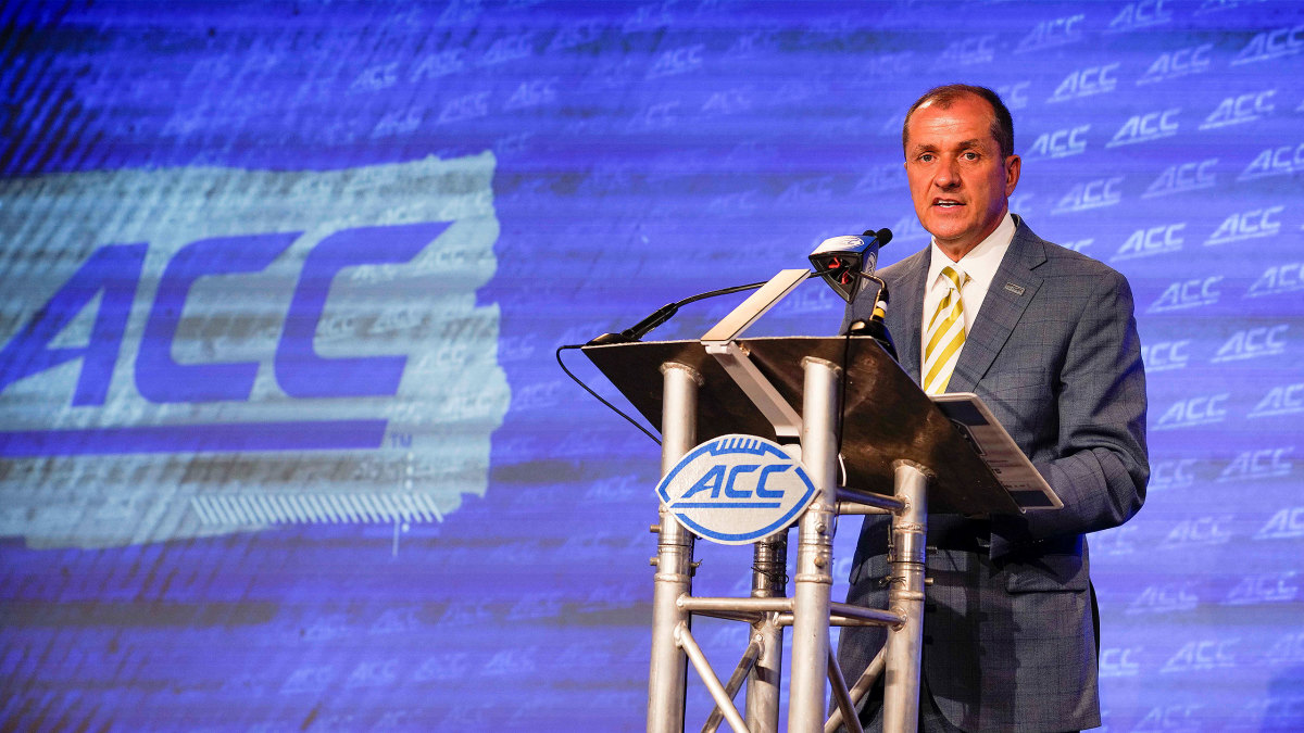 Jim Phillips speaks at ACC media days