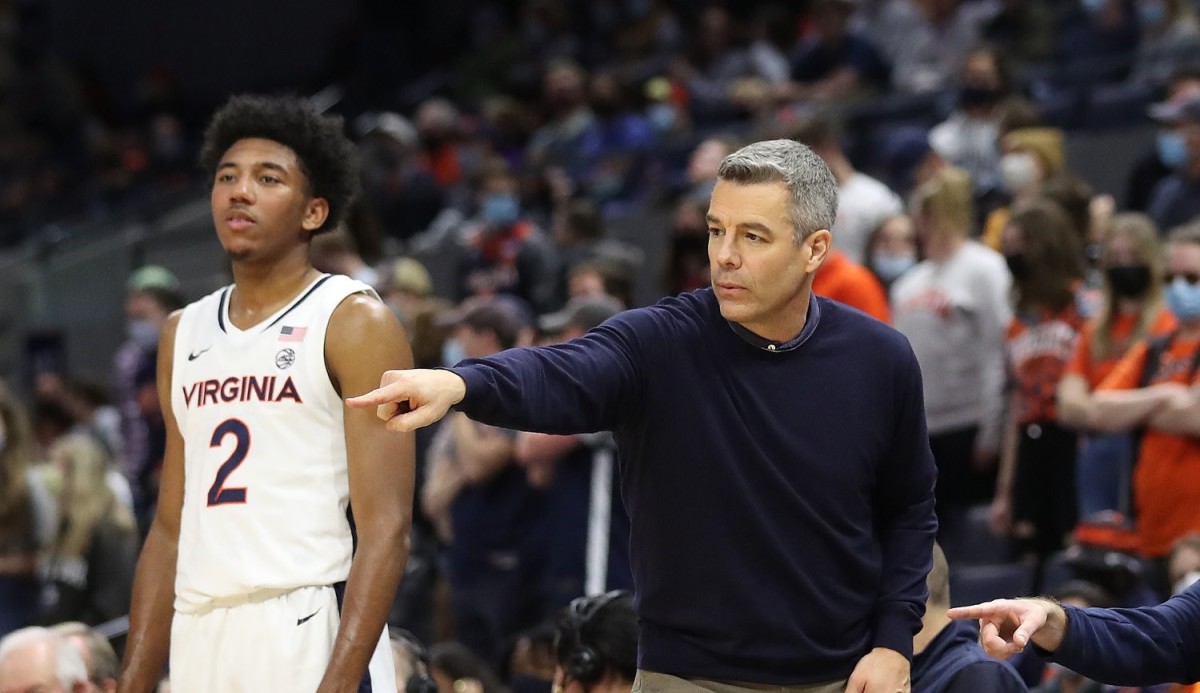 Reece Beekman and Tony Bennett, Virginia Cavaliers men's basketball