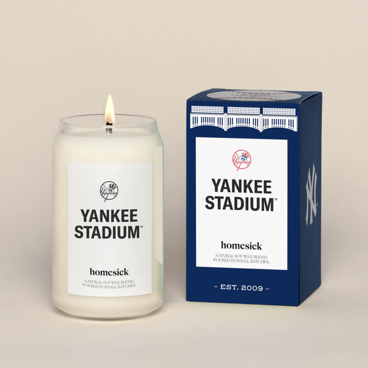 homesick yankee stadium candle