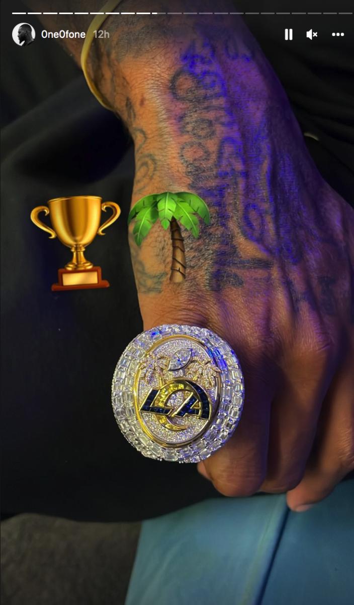 DeSean Jackson Receives Los Angeles Rams Super Bowl Ring - Sports  Illustrated LA Rams News, Analysis and More