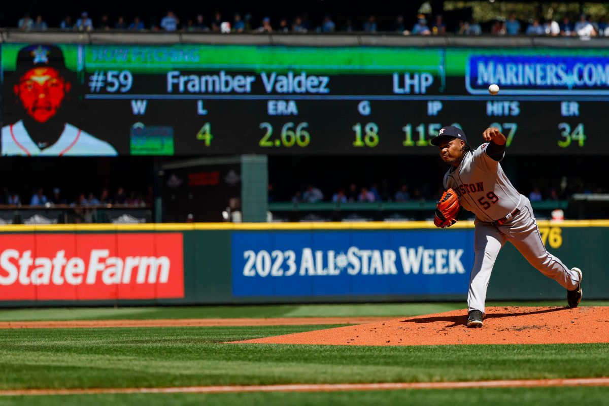 Houston Astros Starting Pitcher Framber Valdez