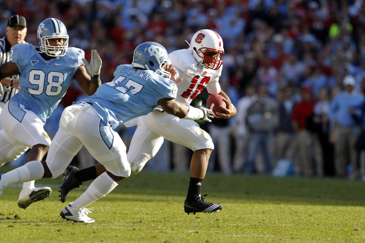 Russell Wilson, one of the greatest quarterbacks in NC State history, never lost to UNC.