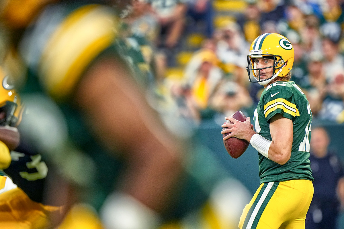 Packers quarterback Aaron Rodgers