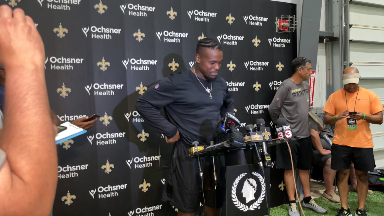 Malcolm Brown Opening Day of Saints Training Camp Sports