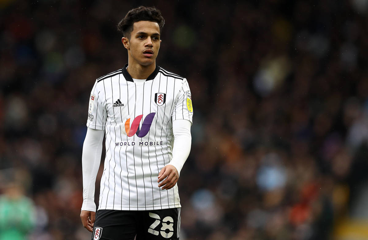 Fabio Carvalho pictured in action for Fulham in March 2022