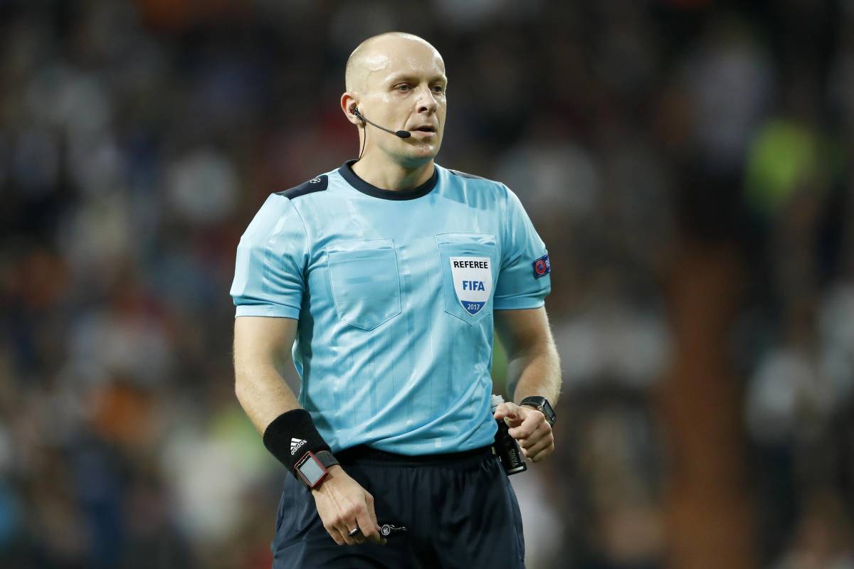 Polish referee Szymon Marciniak pictured during Real Madrid's 1-1 draw with Tottenham in 2017