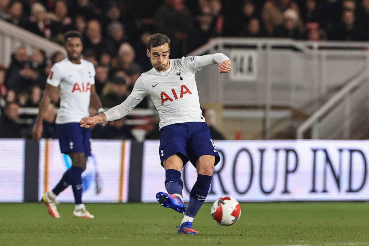 Harry Winks pictured during Tottenham's FA Cup defeat by Middlesbrough