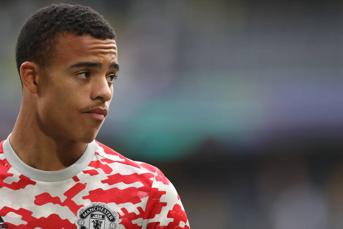 Manchester United forward Mason Greenwood pictured in September 2021