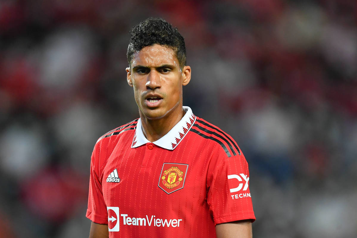 Raphael Varane pictured during Manchester United's 4-0 win over Liverpool in their opening pre-season friendly of 2022