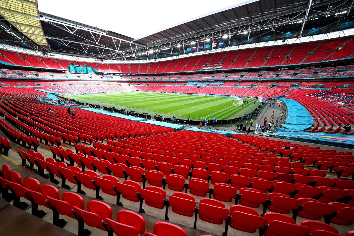 A general view of Wembley Stadium during Euro 2020