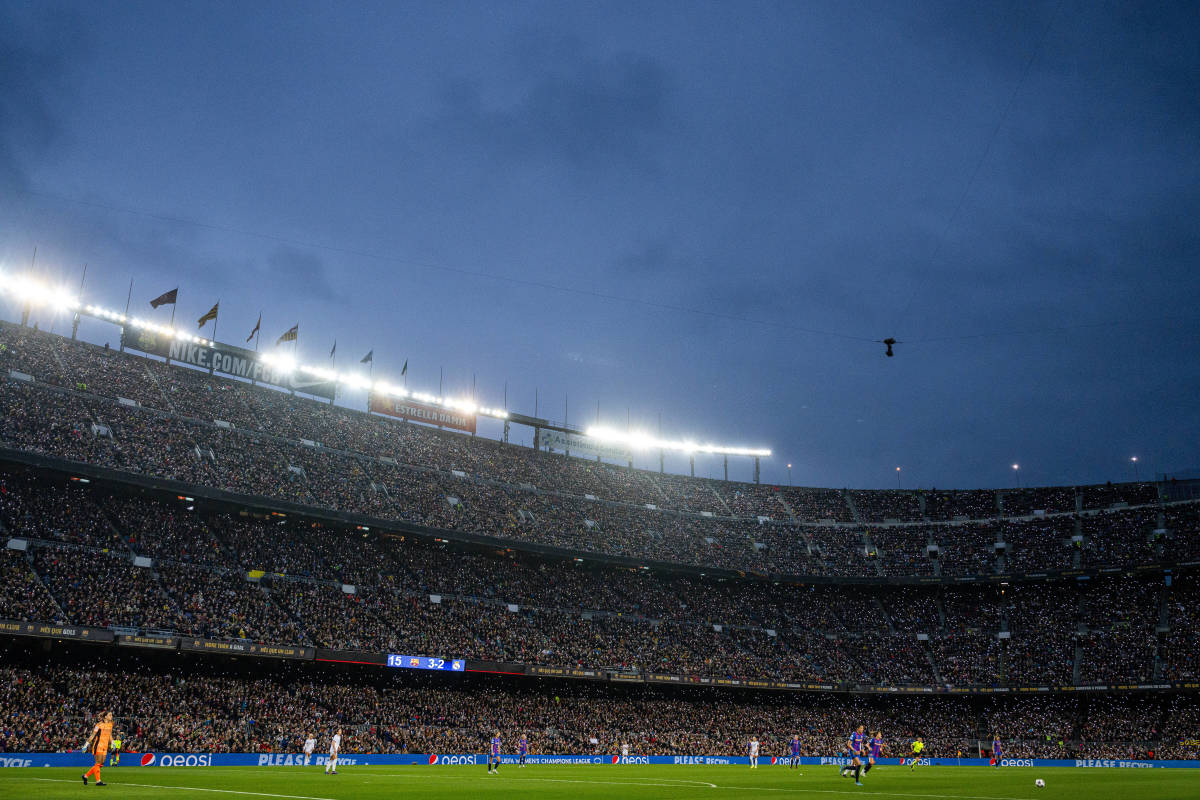 Barcelona vs Real Madrid Women's soccer attendance record broken