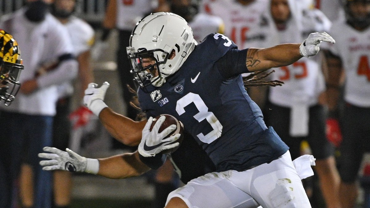 Penn State Nittany Lions wide receiver Parker Washington.