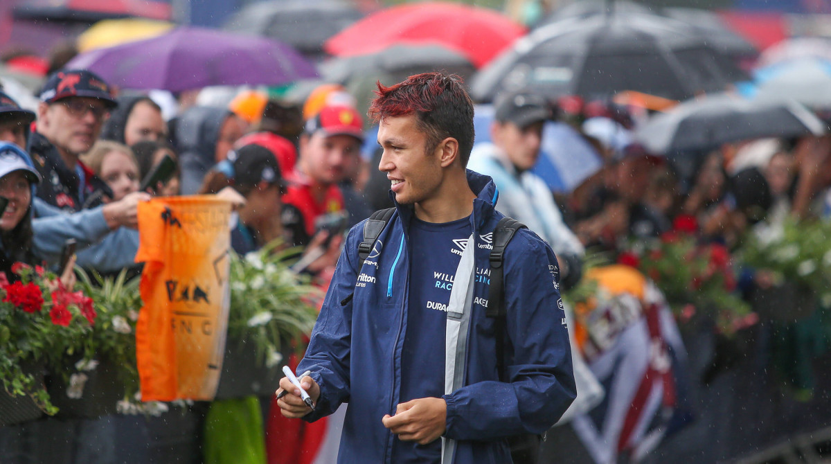 Alex Albon during the Austrian Grand Prix weekend.